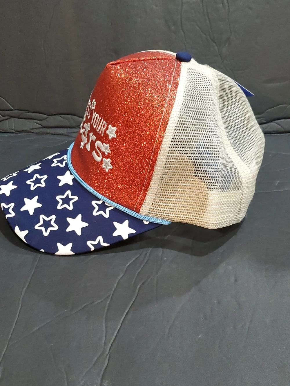 Patriotic red shimmery 